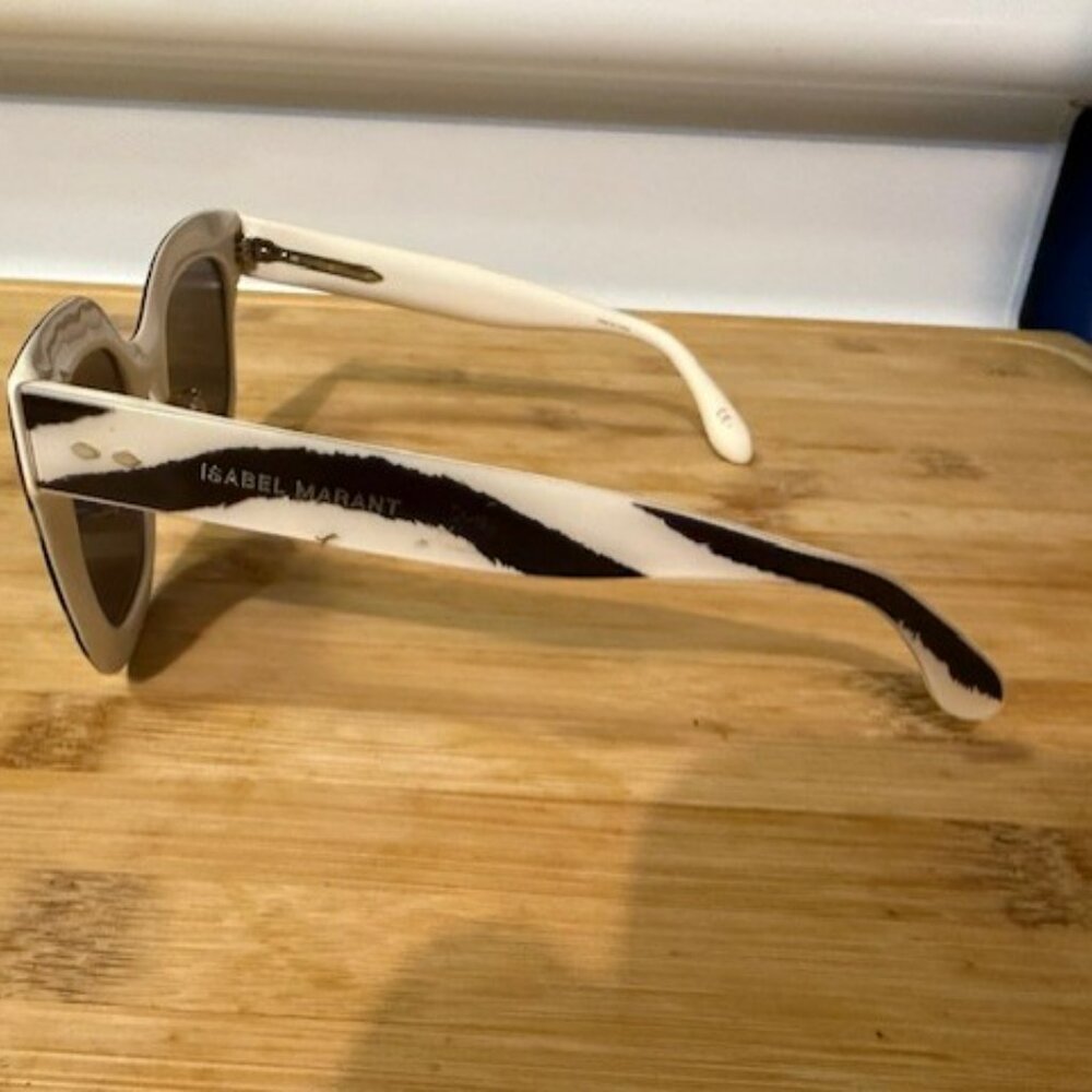 Isabel Marant 52mm Gradient Cat Eye Sunglasses -  IVORY PATTERN/ GREY - NWOT - Picture 11 of 16